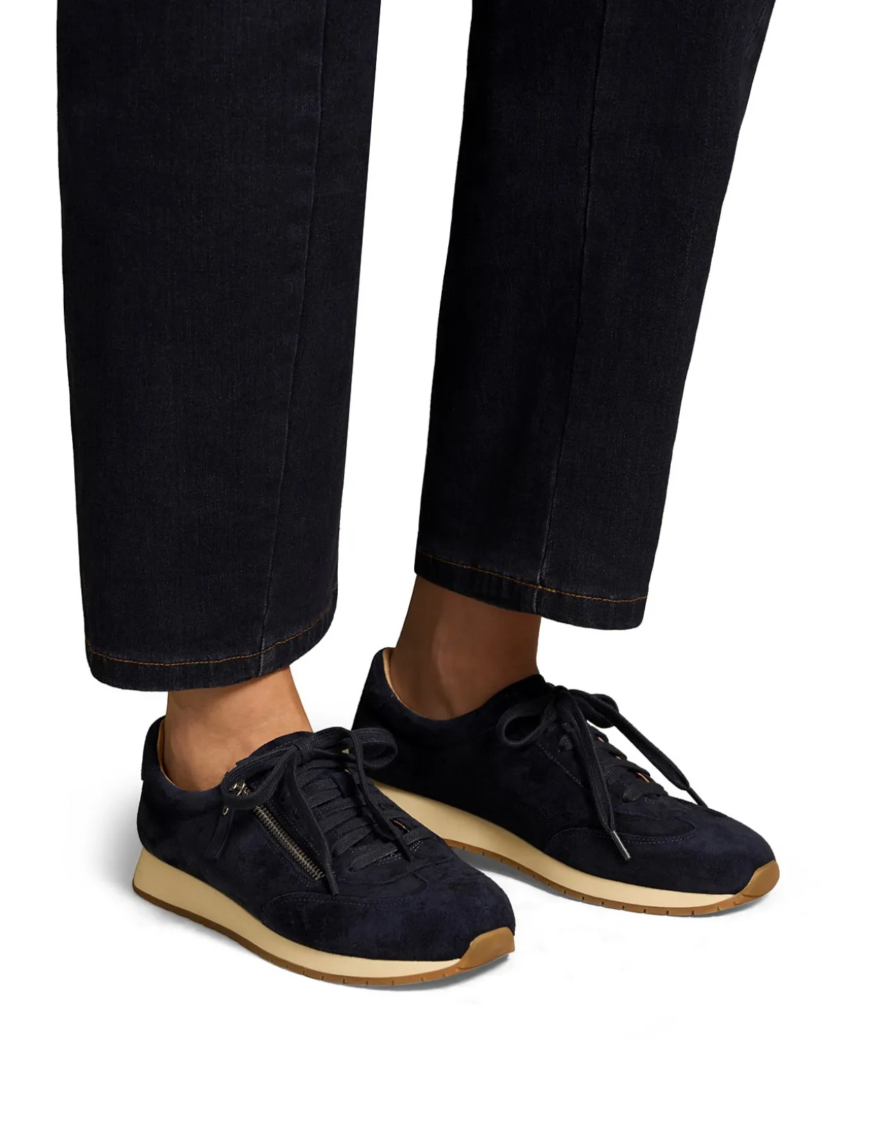 Lena Suede Sneaker - Ink