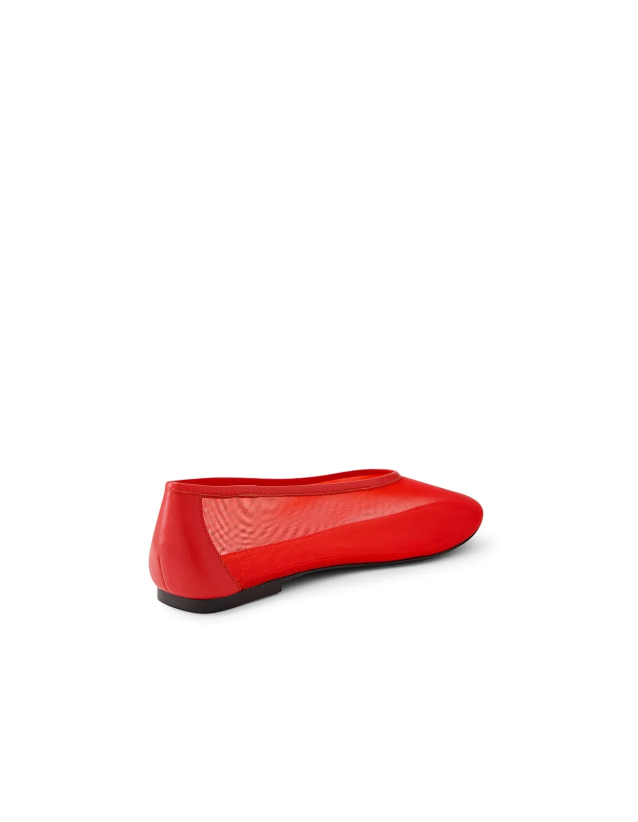 LENNEN Mesh Detail Ballet Flats