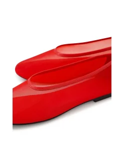 LENNEN Mesh Detail Ballet Flats