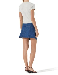 Lenny Wrap Mini Skirt