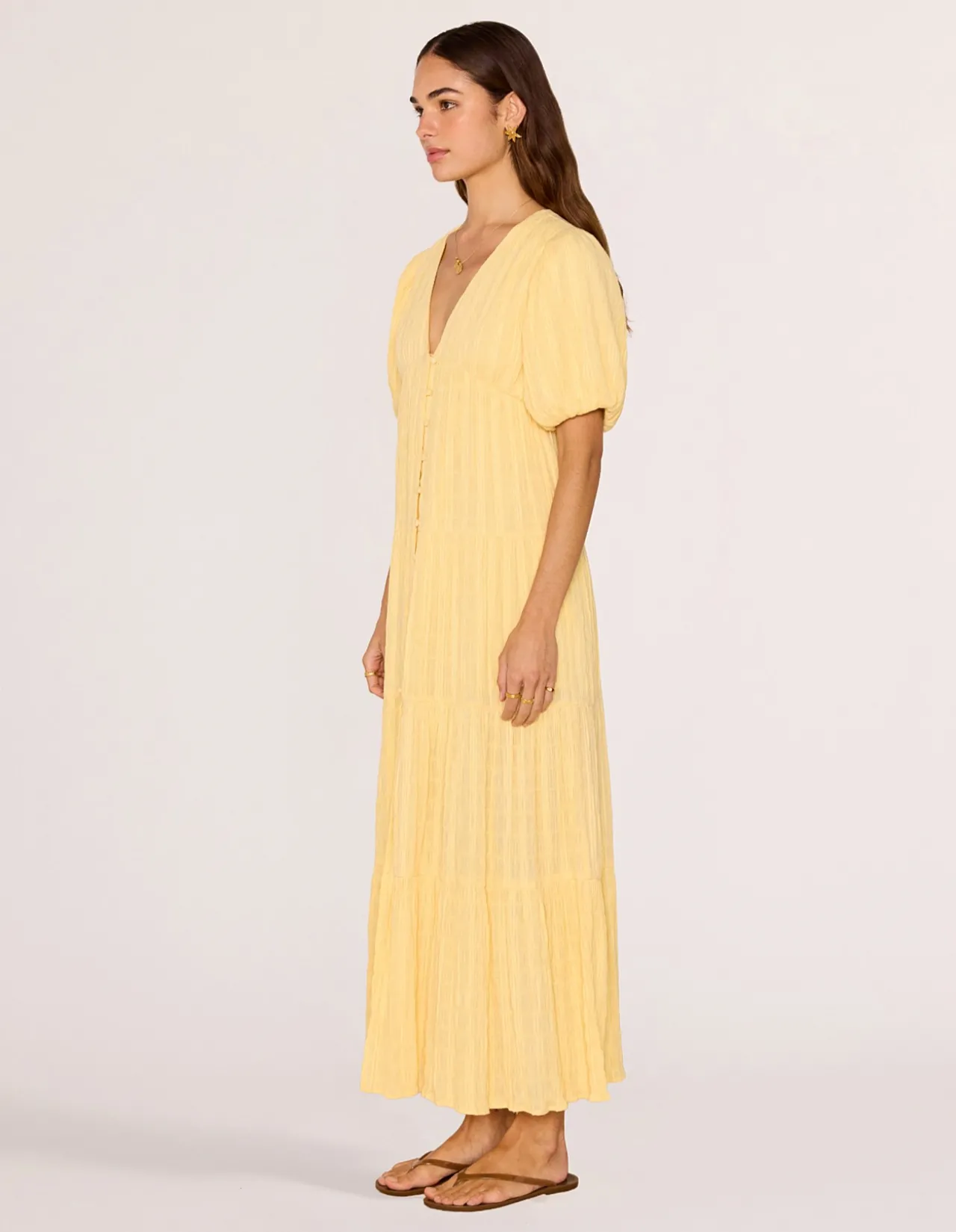 LEON TIERED MAXI DRESS