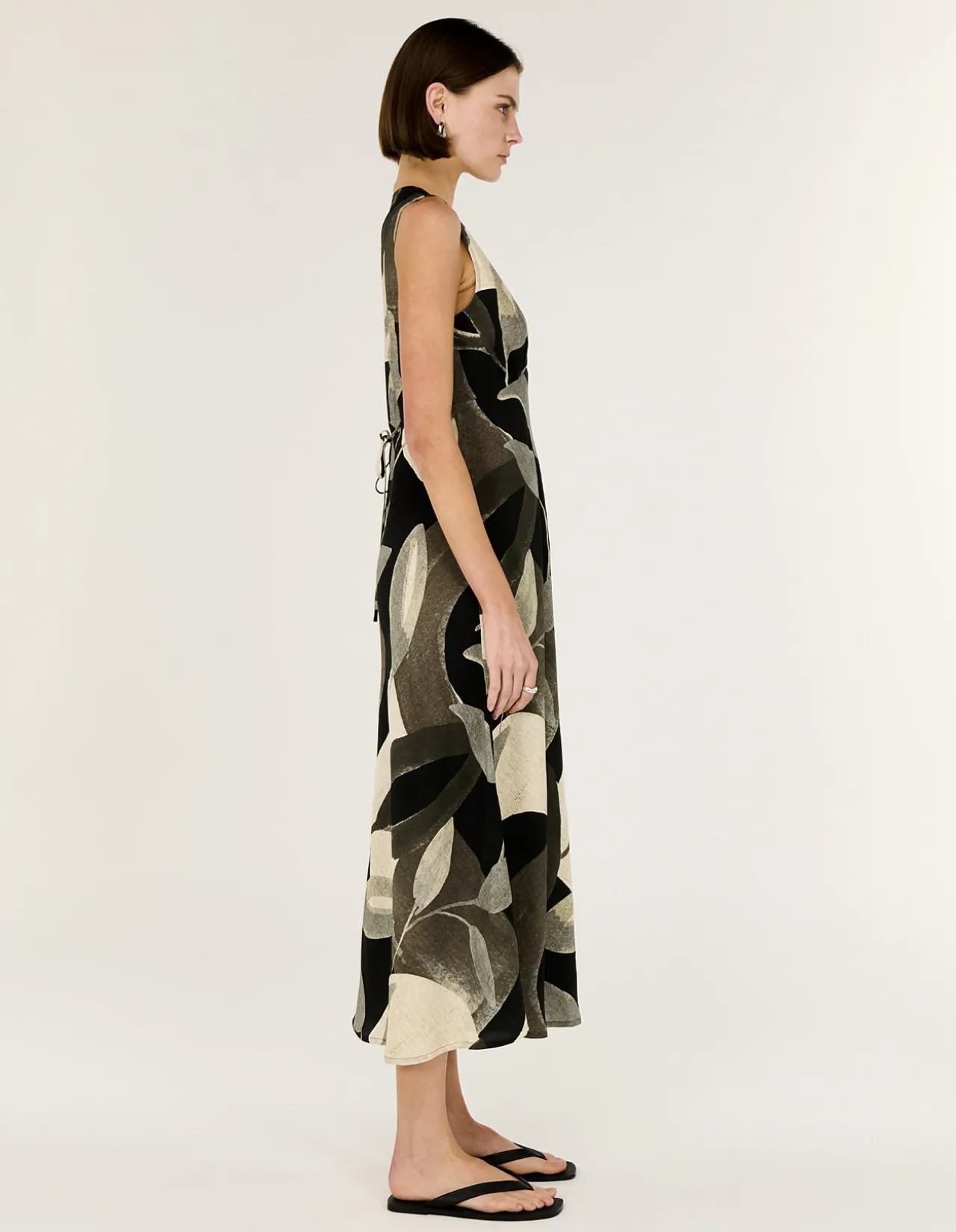 LEONA BIAS MIDI DRESS