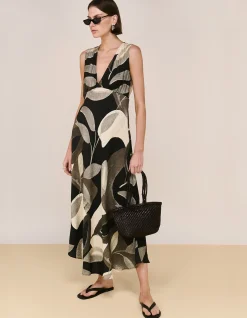 LEONA BIAS MIDI DRESS