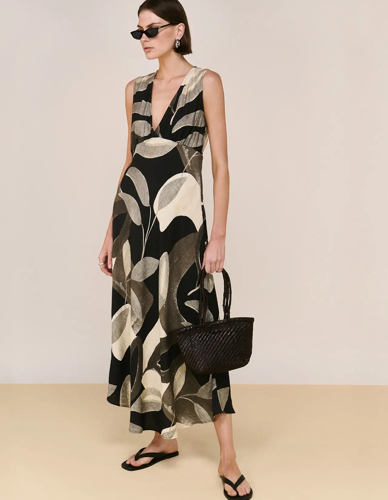 LEONA BIAS MIDI DRESS