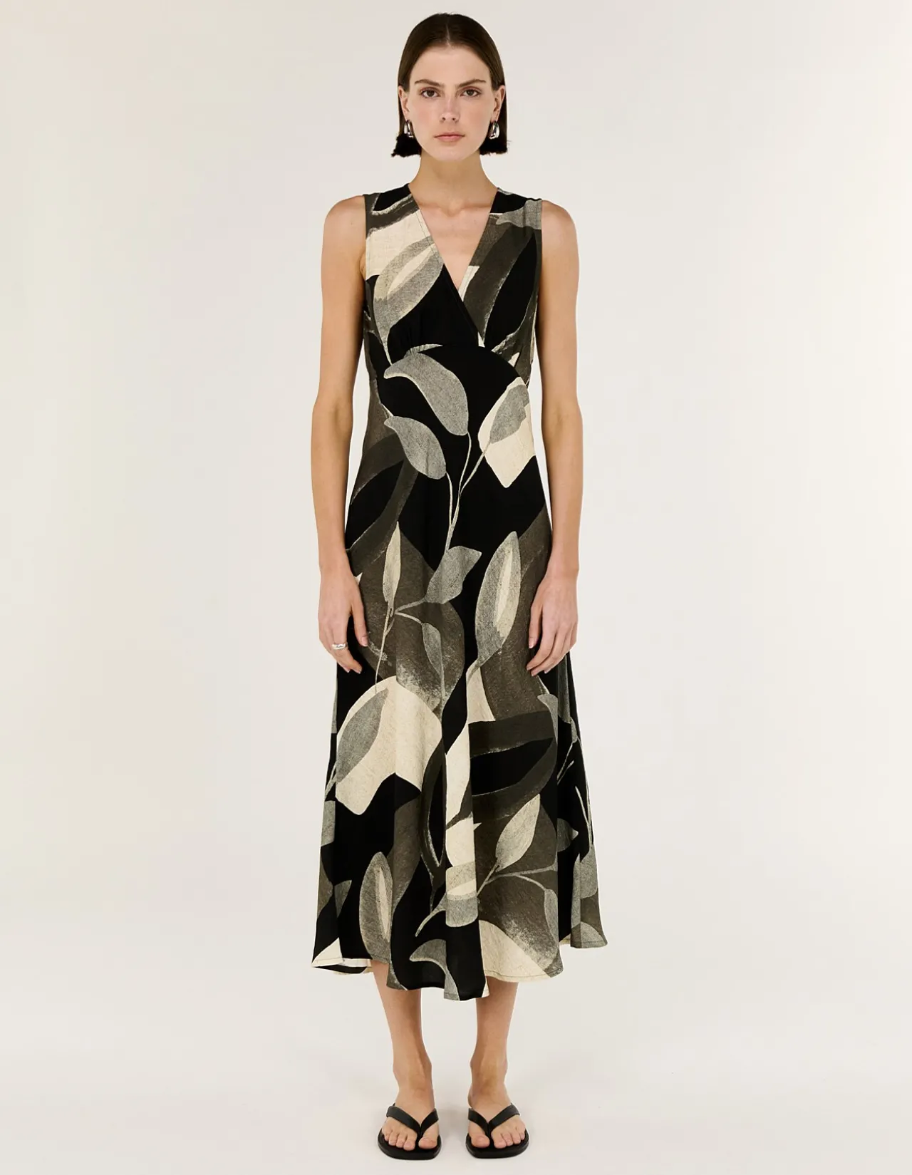 LEONA BIAS MIDI DRESS