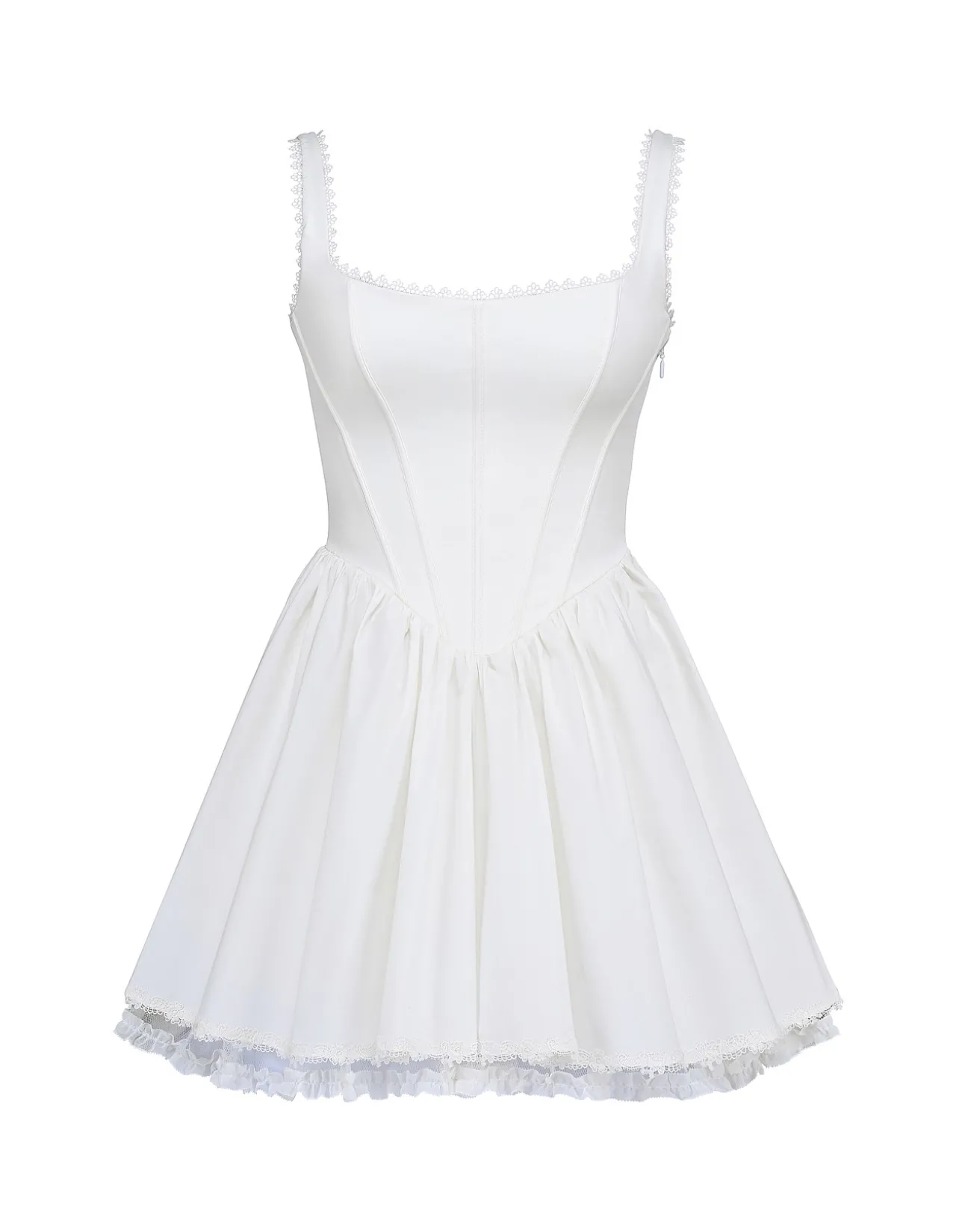 LETITIA STRETCH COTTON MINI DRESS