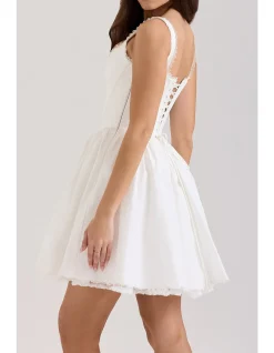 LETITIA STRETCH COTTON MINI DRESS