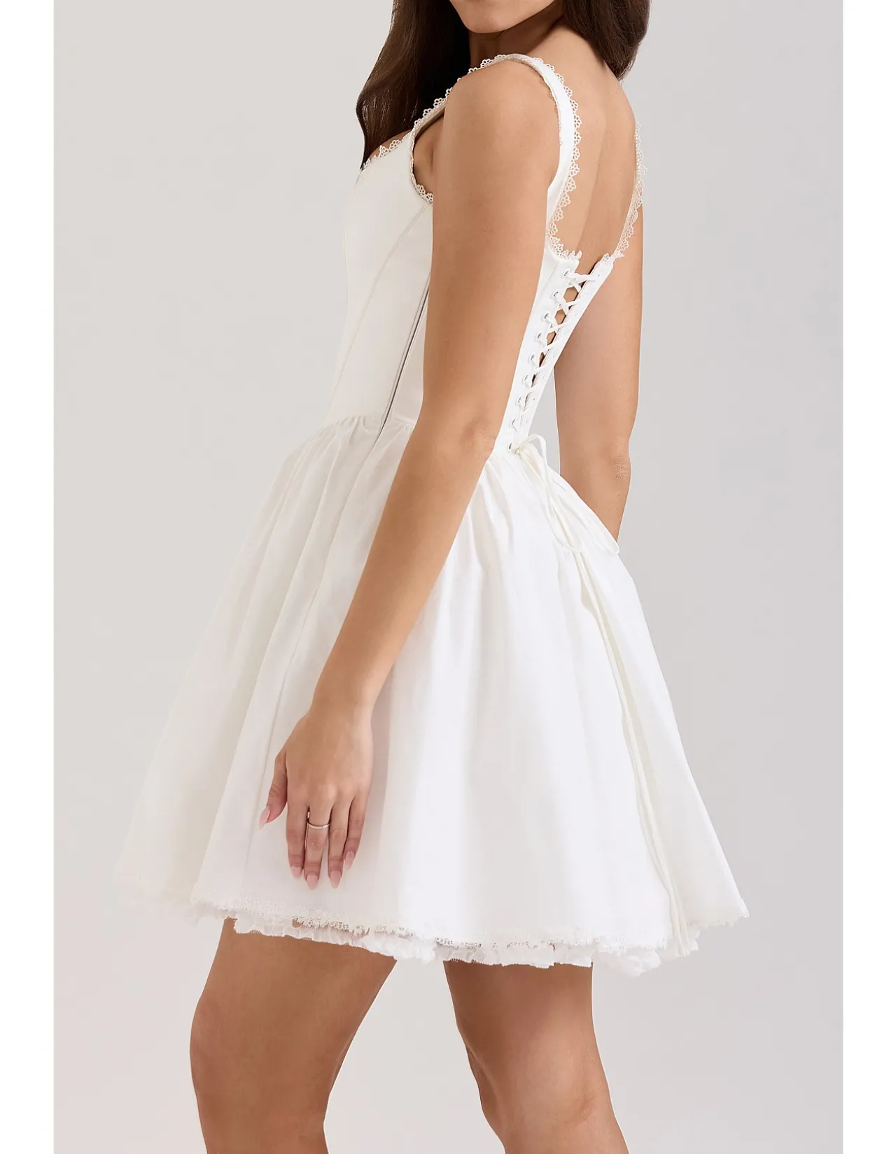 LETITIA STRETCH COTTON MINI DRESS