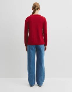 Lightweight Merino Wool V-Neck Knit