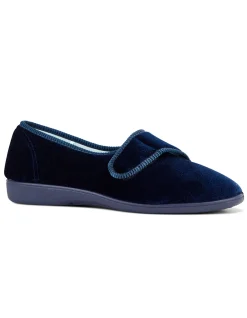 Lillian Plain Adjustable Velcro Slipper