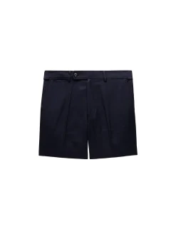 LINEN BLEND SHORTS