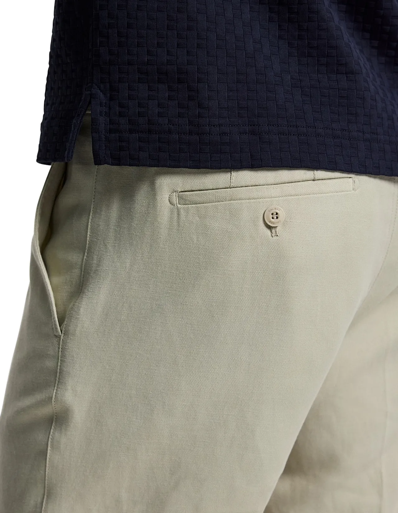 LINEN BLEND SHORTS