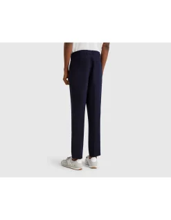 LINEN CHINO PANTS