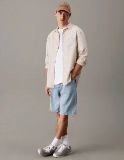 Linen Cotton Regular Long Sleeve Shirt