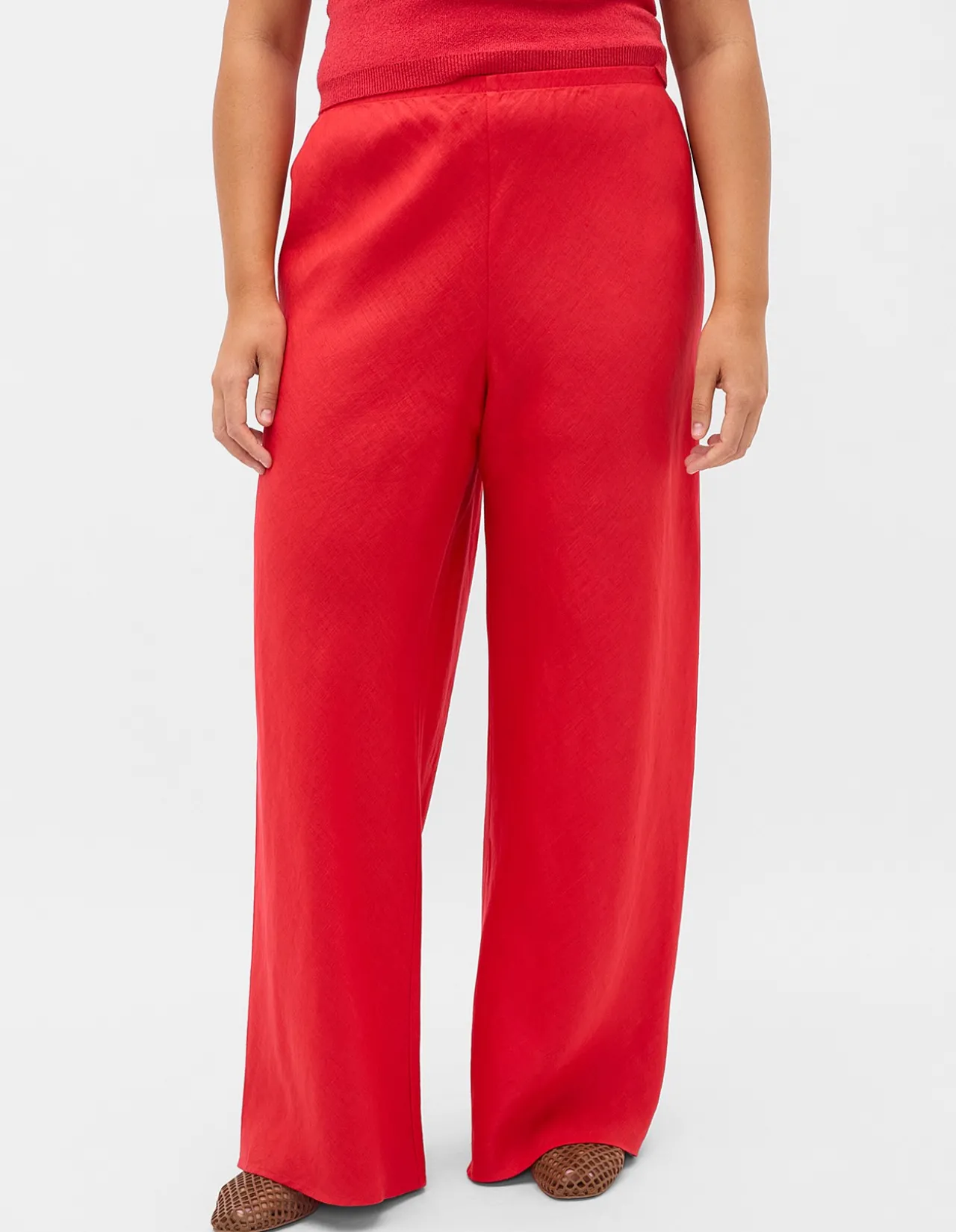 LINEN EASY WIDE LEG PANT