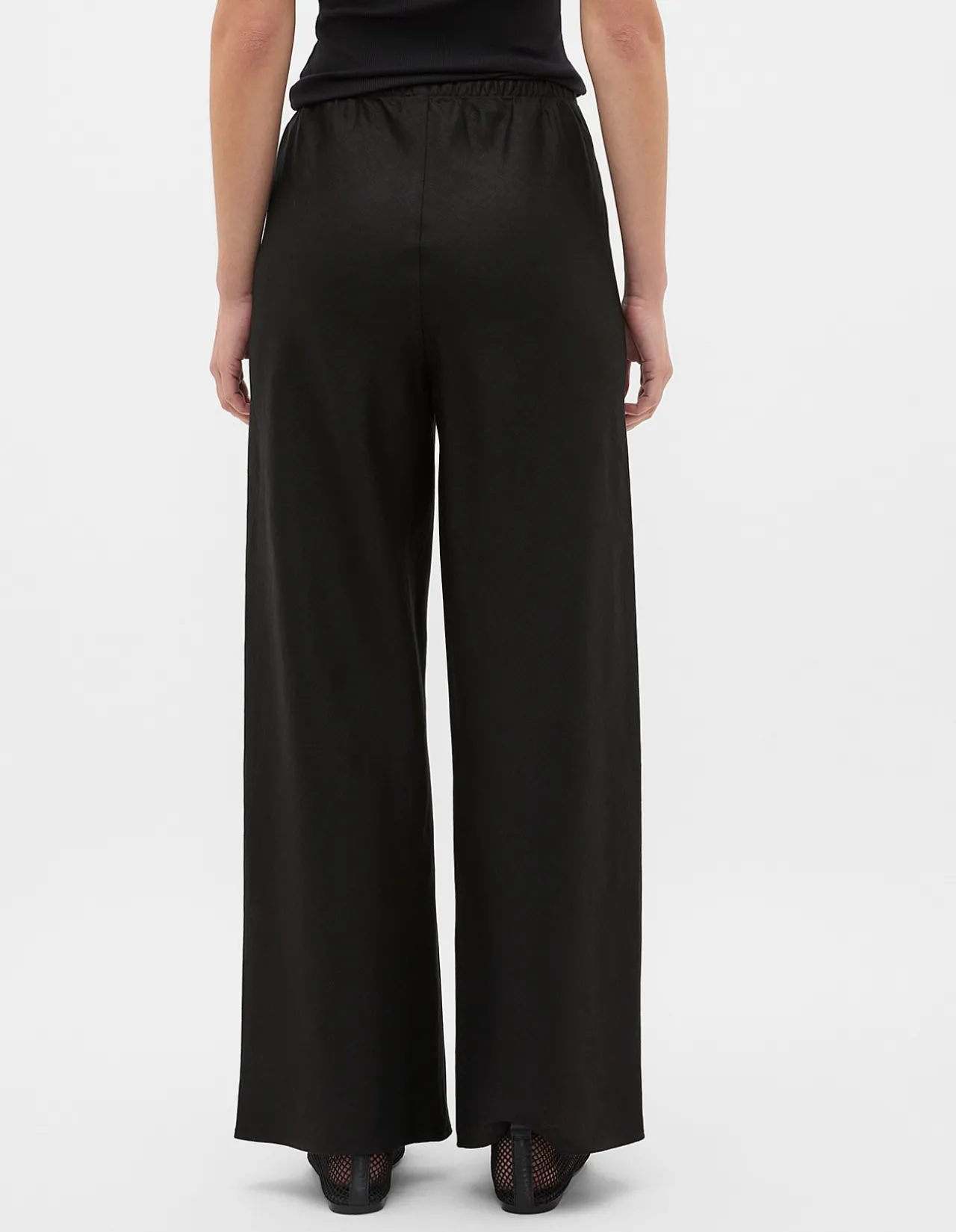 LINEN EASY WIDE LEG PANT
