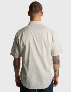 Linen Cotton Blend Loose Fit Shirt