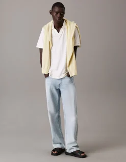 Linen Cotton Cuban Collar Polo