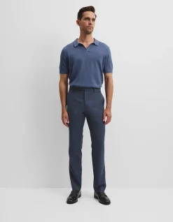 Linen Cotton Knit Trophy Polo