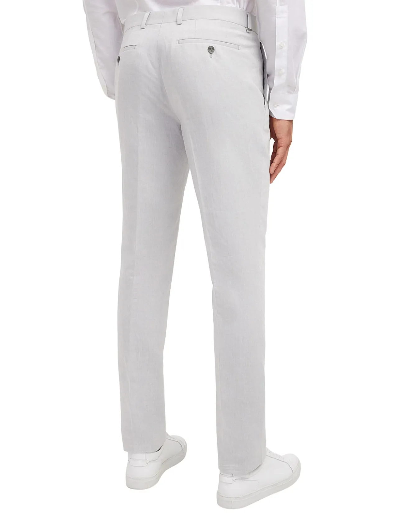 Linen Cotton Twill Suit Pant