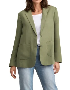 Linen Lyocell Blazer