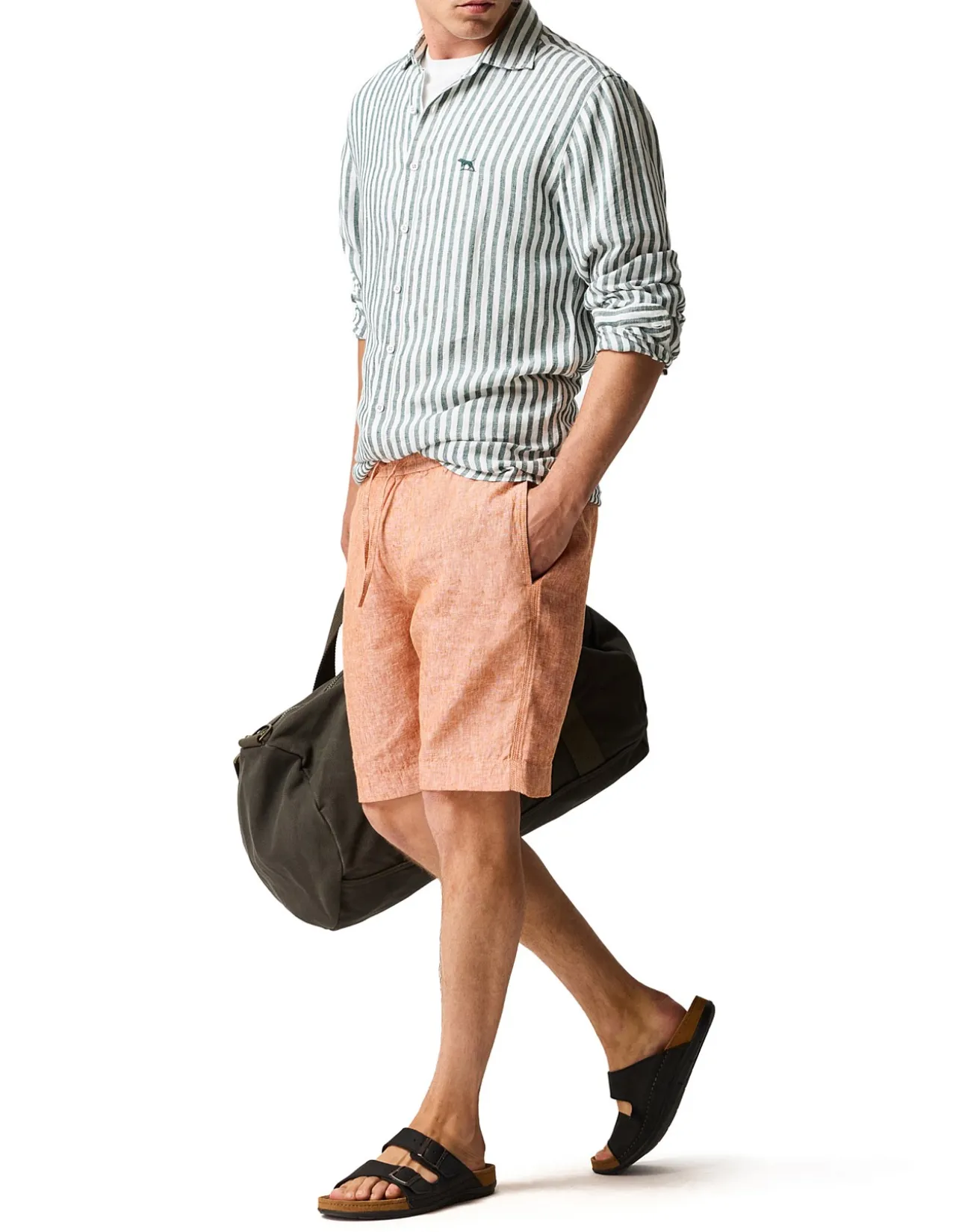 LINEN 9" RESORT SHORT - YAM