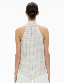 Linen Wrap Top