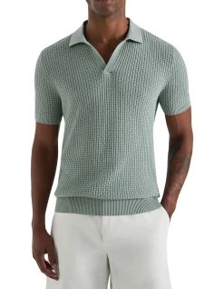 LINKS KNIT POLO