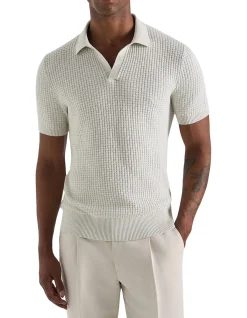 LINKS KNIT POLO