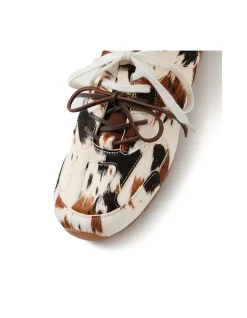 Lissel Double Bow Cow Pony Sneakers