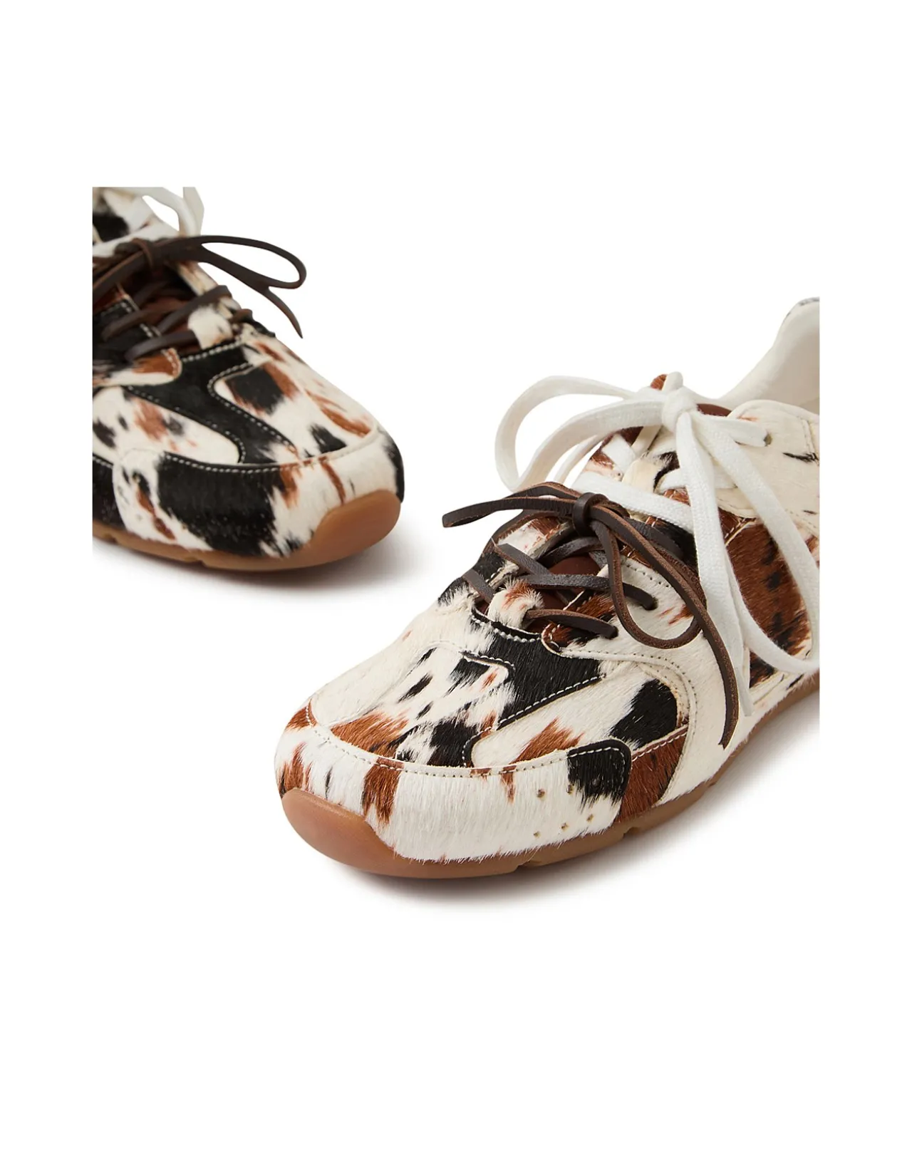 Lissel Double Bow Cow Pony Sneakers