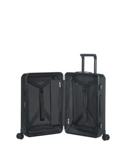 Lite-Box Aluminium 55cm Small Carry-On Suitcase Black