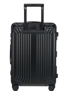 Lite-Box Aluminium 55cm Small Carry-On Suitcase Black