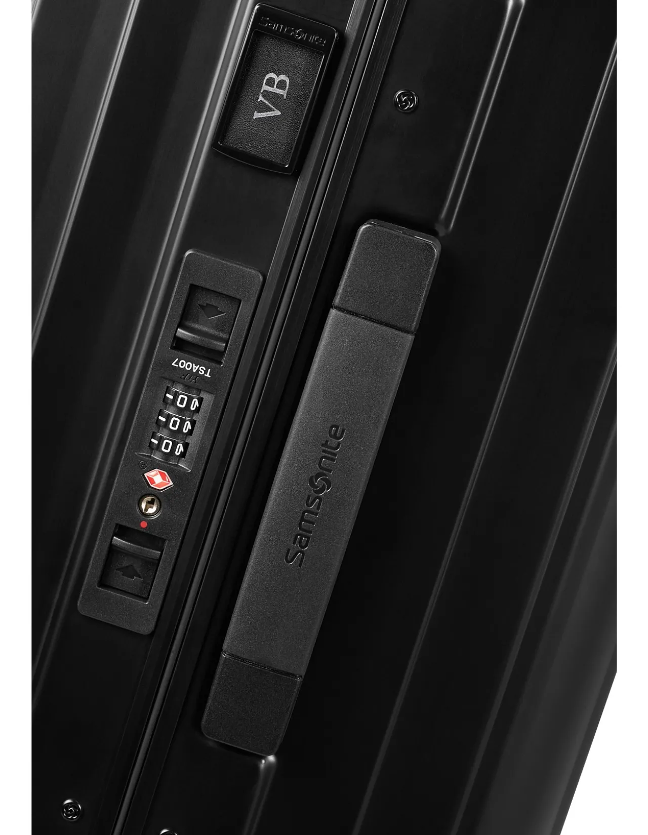 Lite-Box Aluminium 55cm Small Carry-On Suitcase Black