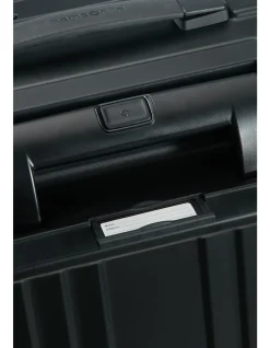 Lite-Box Aluminium 55cm Small Carry-On Suitcase Black