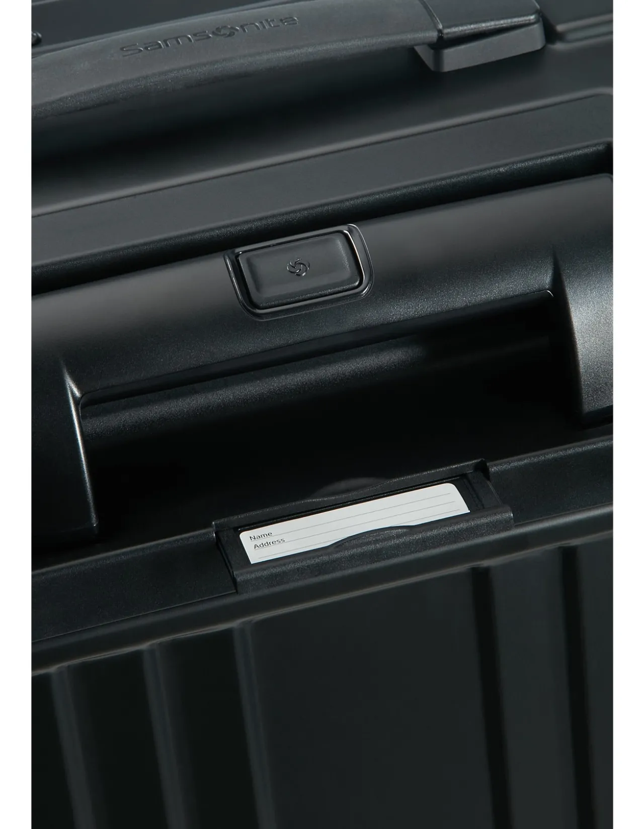 Lite-Box Aluminium 55cm Small Carry-On Suitcase Black