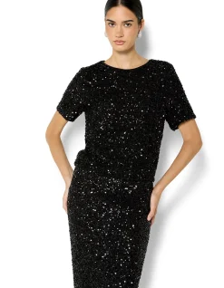 LIVIA SEQUIN SKIRT