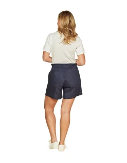 Lizey A-Line Linen Shorts