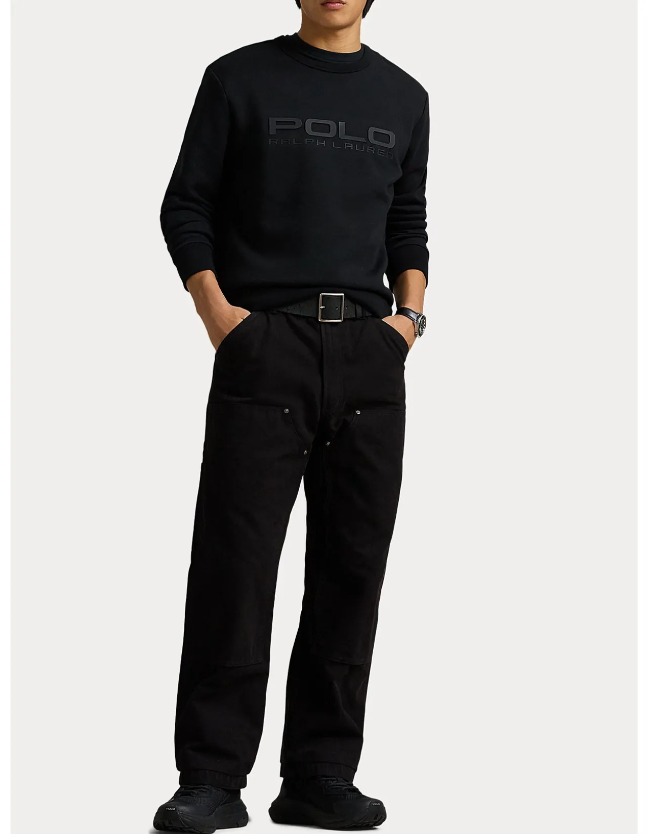 Logo Double-Knit Sweatshirt