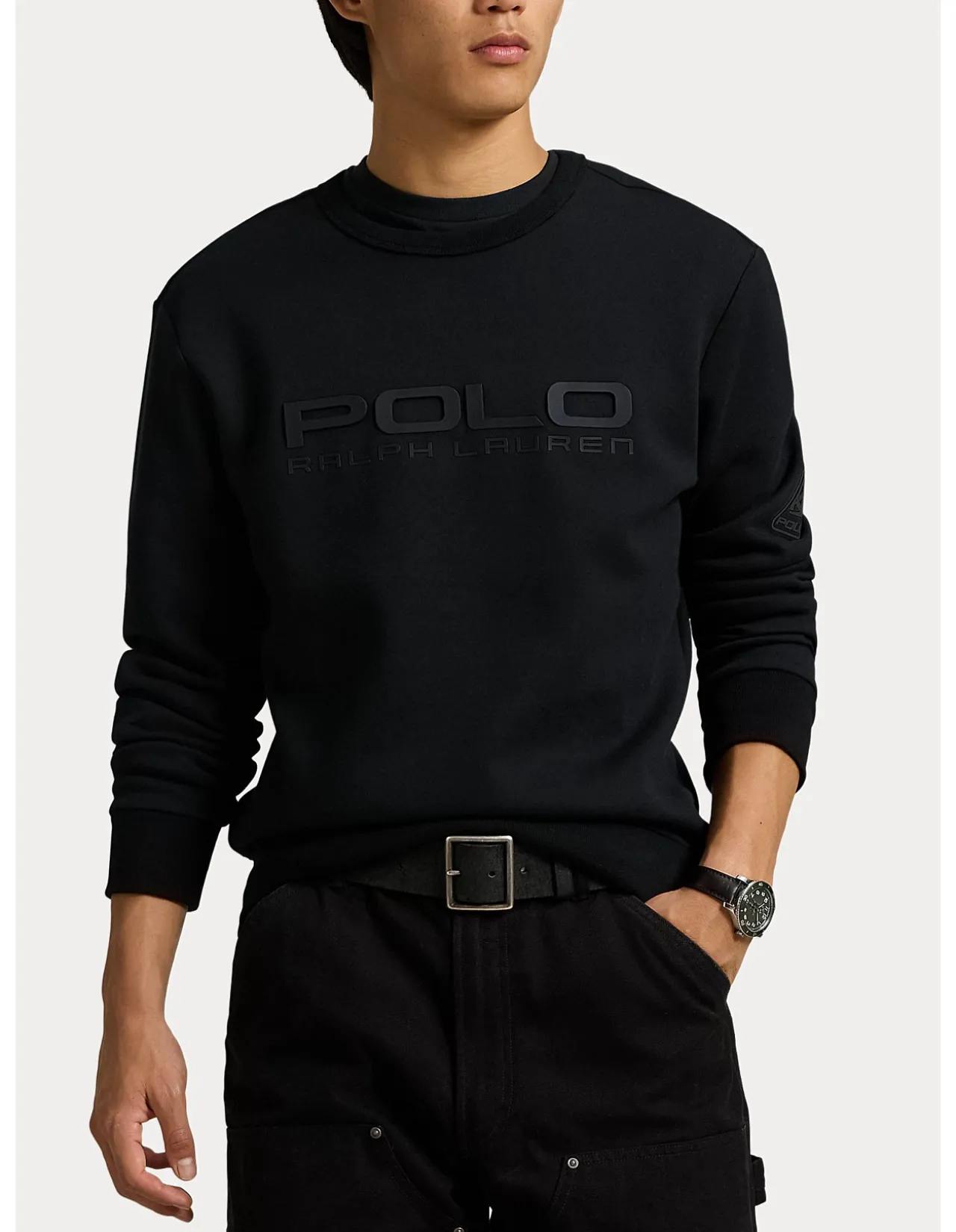 Logo Double-Knit Sweatshirt