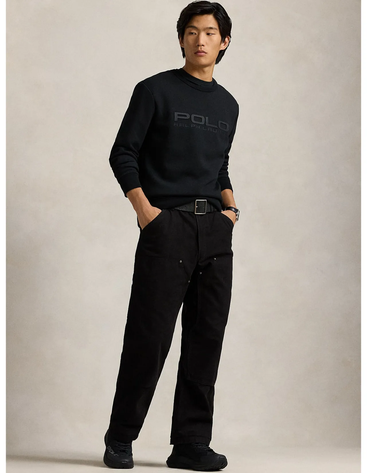 Logo Double-Knit Sweatshirt