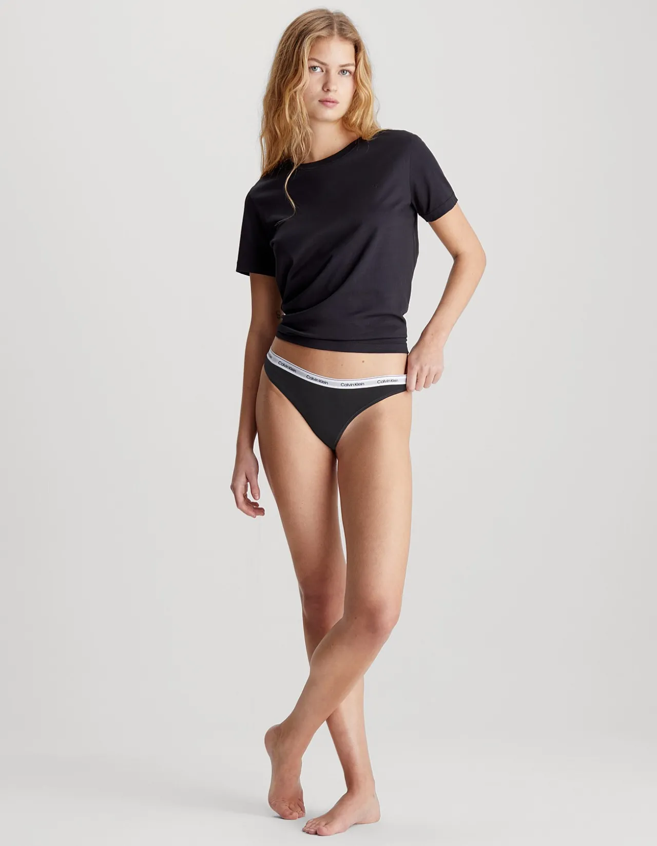 LOGO LOW RISE THONG