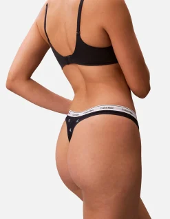 LOGO LOW RISE THONG