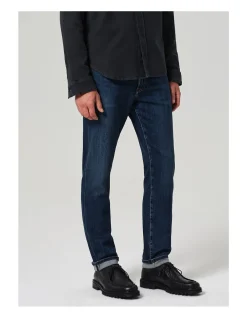 London Tapered Slim Dark Indigo Jeans