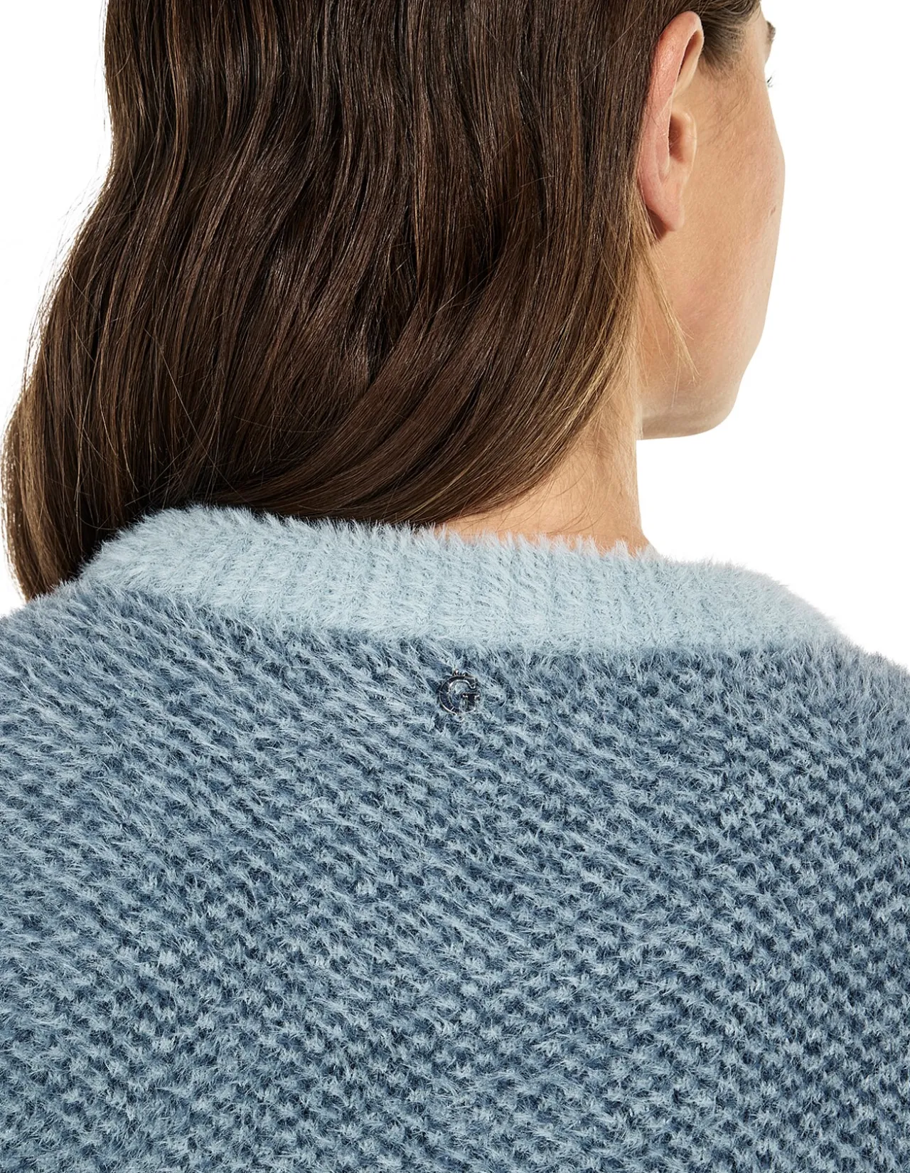 Long Sleeve Cn Bow Jacquard Sweater