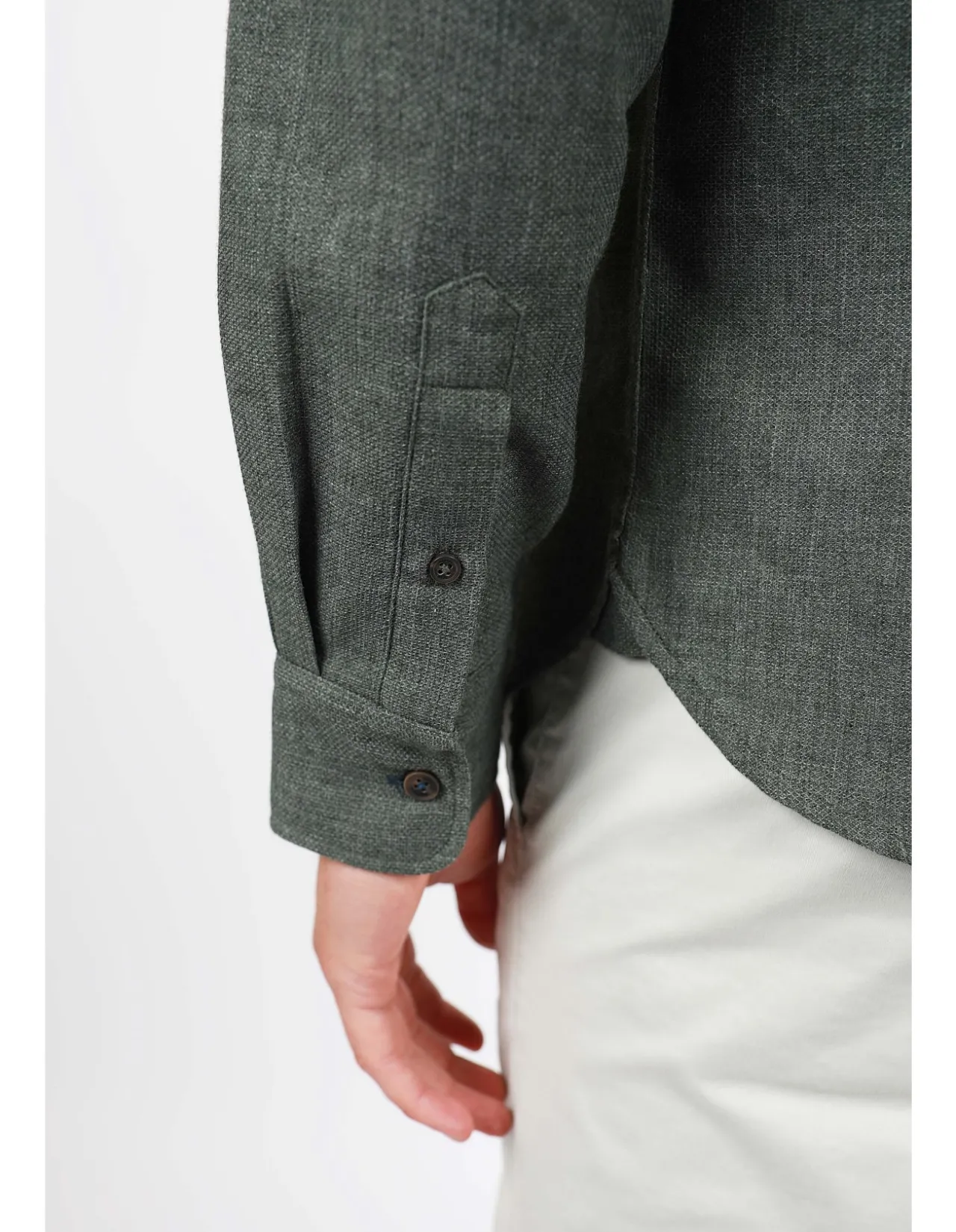 Long Sleeve Diamond MARLE Cotton Poly Shirt