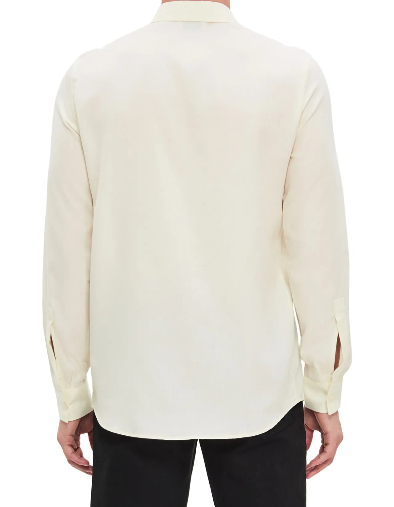 LONG SLEEVE HENRI FLANNEL WOOL LYOCELL SHIRT