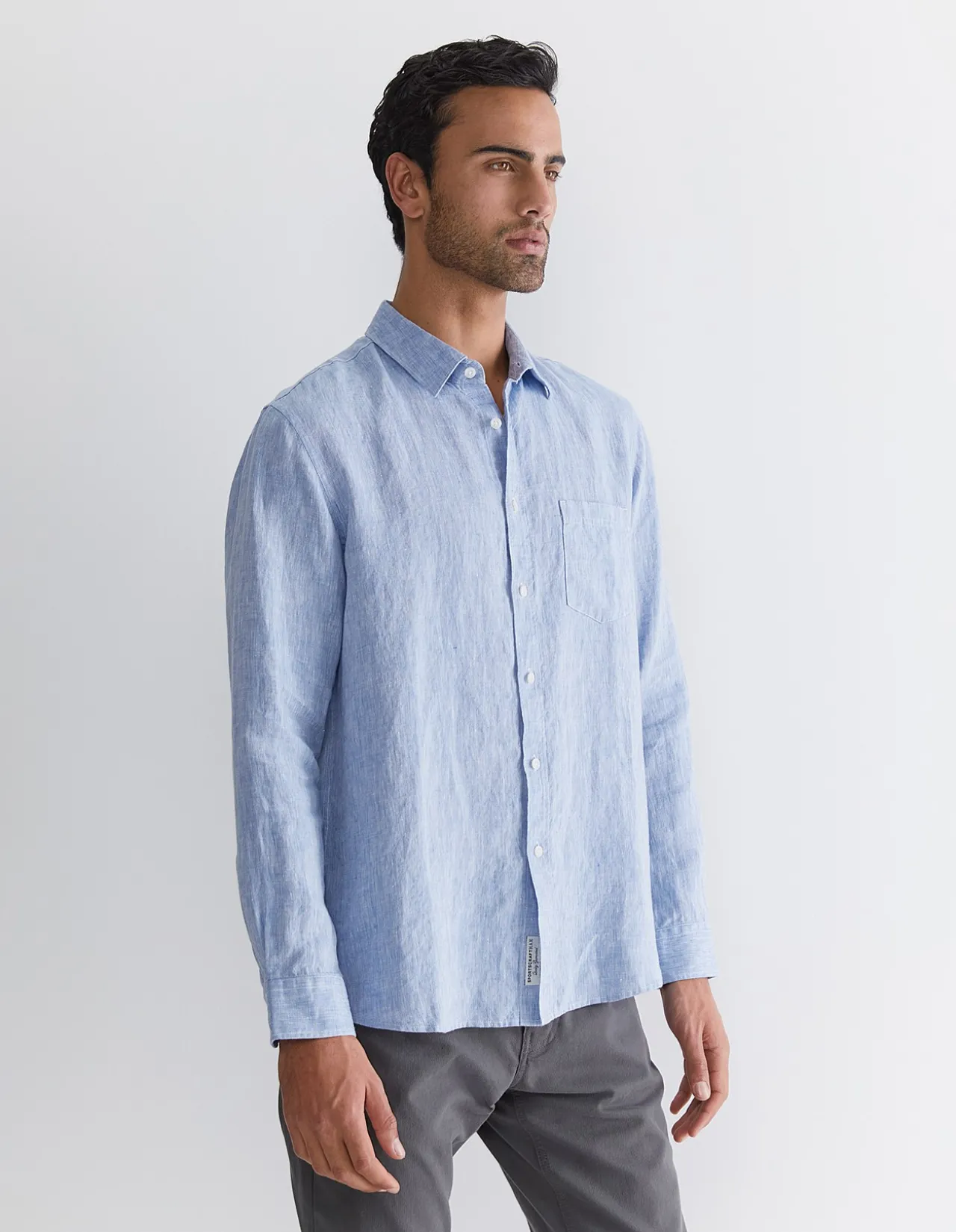 LONG SLEEVE LINEN SHIRT