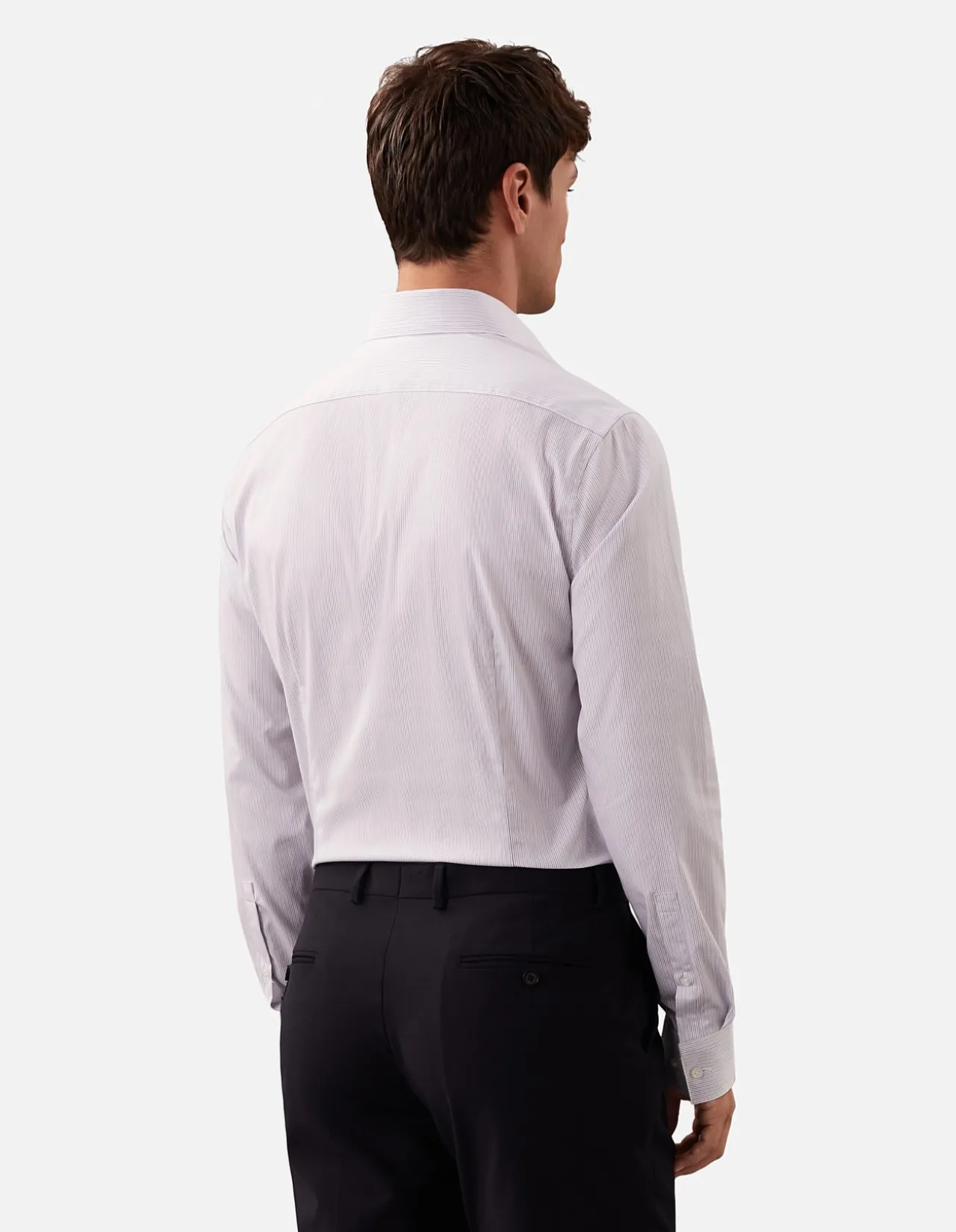 LONG SLEEVE POPLIN SHIRT SLIM FIT SHIRT