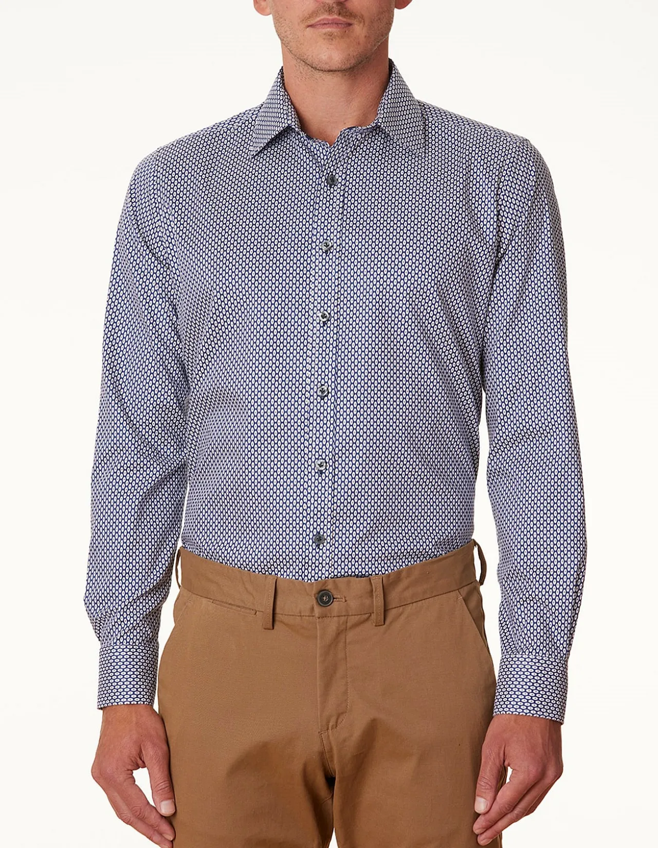 LONG SLEEVE SLIM FIT ARPRUTINO PRINT SHIRT
